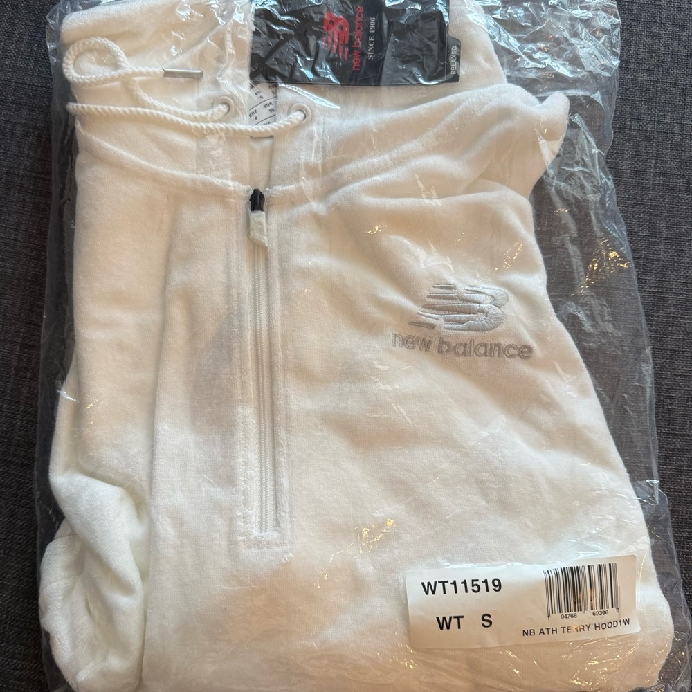 NB Women's White Hoodie